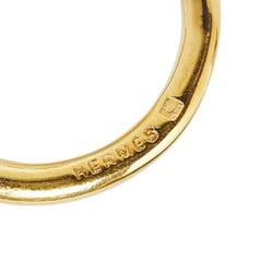 Hermes Jumbo Scarf Ring Gold Plated Women's HERMES