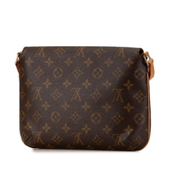 Louis Vuitton Monogram Musette Tango Short Shoulder Bag M51257 Brown PVC Leather Women's LOUIS VUITTON