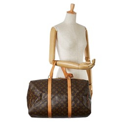 Louis Vuitton Monogram Sax Pool 45 Boston Bag Travel M41624 Brown PVC Leather Women's LOUIS VUITTON