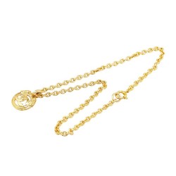 Chanel Coco Mark Necklace Gold Plated Women's CHANEL