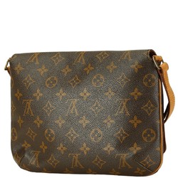 Louis Vuitton Monogram Musette Tango Short Shoulder Bag M51257 Brown PVC Leather Women's LOUIS VUITTON