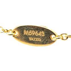 Louis Vuitton Monogram Collier L to V Necklace M69643 Gold Silver Plated Metal Women's LOUIS VUITTON