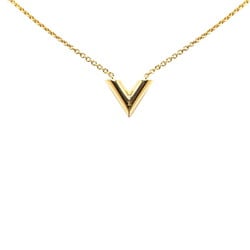 Louis Vuitton Essential V Necklace M61083 Gold Plated Women's LOUIS VUITTON