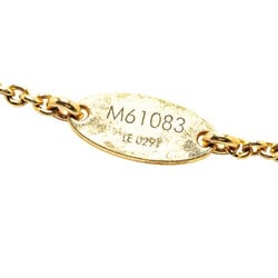 Louis Vuitton Essential V Necklace M61083 Gold Plated Women's LOUIS VUITTON