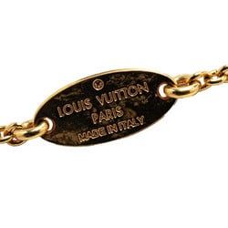 Louis Vuitton Essential V Necklace M61083 Gold Plated Women's LOUIS VUITTON