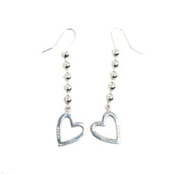 Gucci Heart Motif Hook Swing Earrings SV925 Silver Women's GUCCI