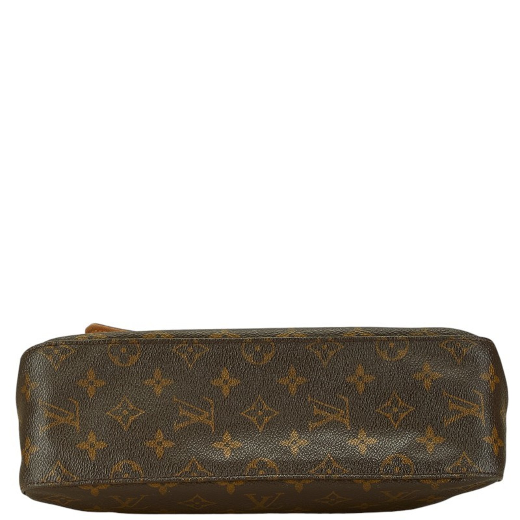 Louis Vuitton Monogram Looping Shoulder Bag Handbag M51147 Brown PVC Leather Women's LOUIS VUITTON