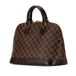 Louis Vuitton Damier Alma PM Handbag N53151 Brown PVC Leather Women's LOUIS VUITTON