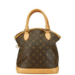 Louis Vuitton Monogram Lockit Tote Bag M40102 Brown PVC Leather Women's LOUIS VUITTON