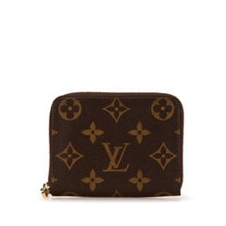 Louis Vuitton Monogram Zippy Coin Purse Case M60067 Brown PVC Leather Women's LOUIS VUITTON