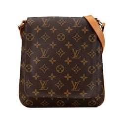 Louis Vuitton Monogram Musette Salsa Short Shoulder Bag M51258 Brown PVC Leather Women's LOUIS VUITTON