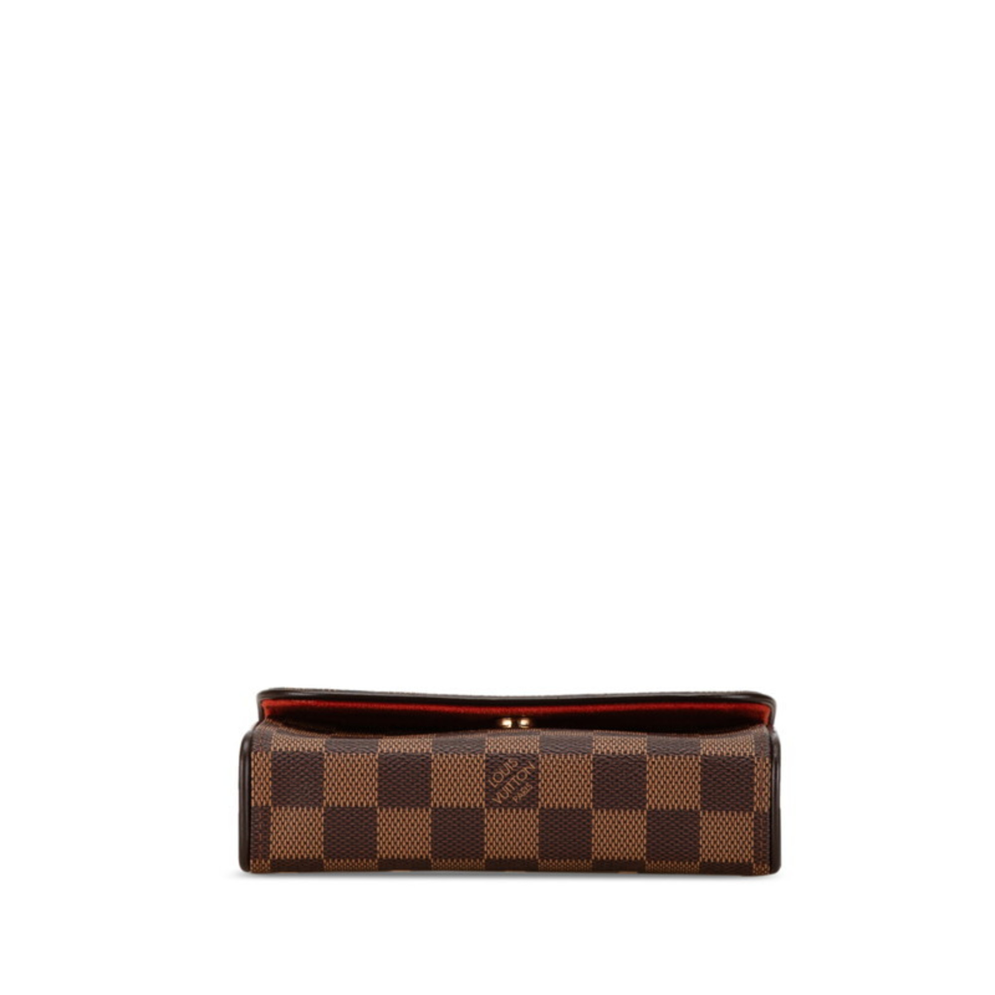 Louis Vuitton Damier Pochette Florentine Special Order Body Bag Waist N51857 Brown PVC Leather Women's LOUIS VUITTON