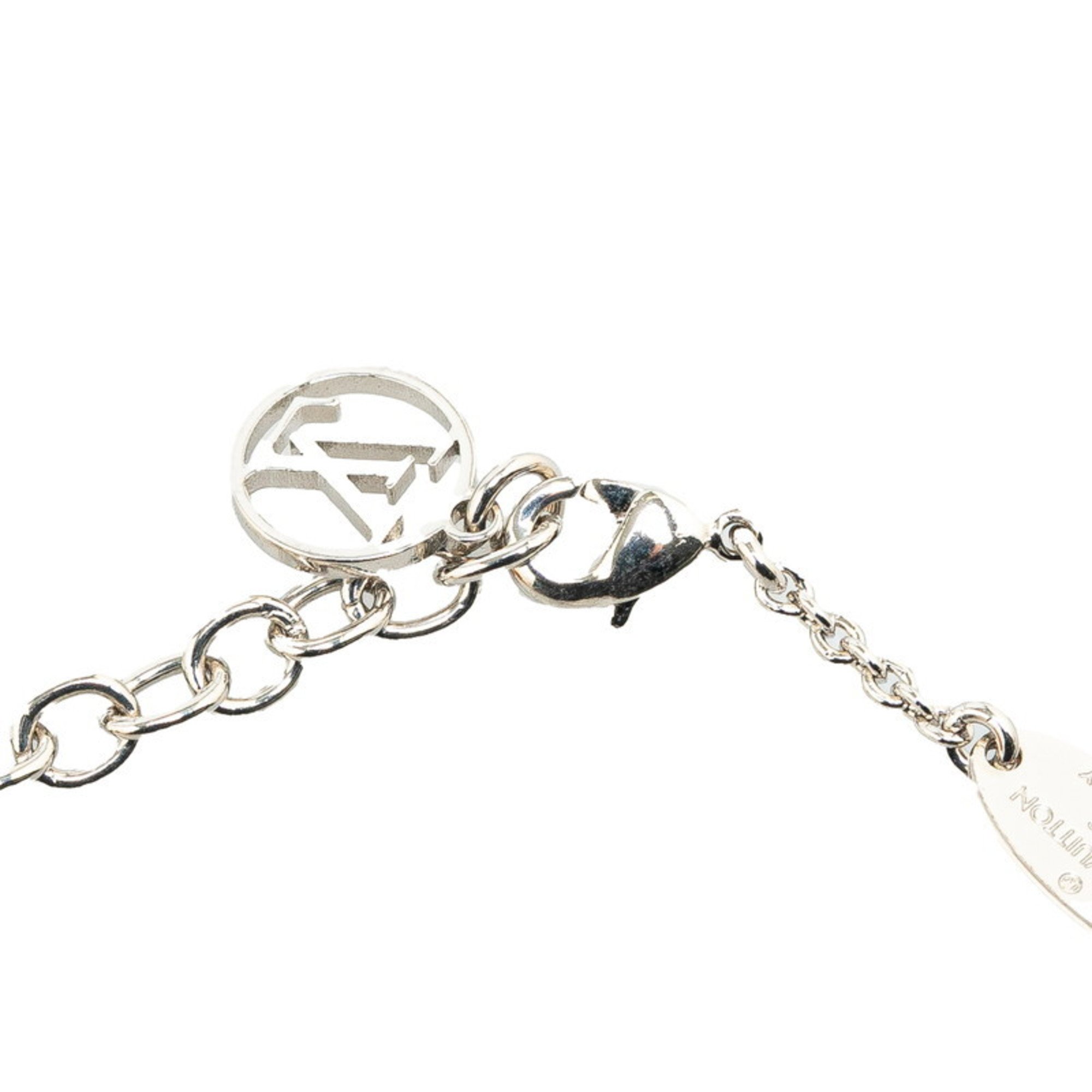 Louis Vuitton Essential V Bracelet M63198 Silver Metal Women's LOUIS VUITTON