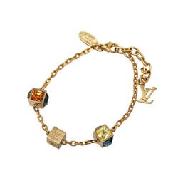 Louis Vuitton Bracelet Gamble M66998 Gold Multicolor Plated Women's LOUIS VUITTON