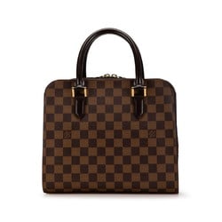 Louis Vuitton Damier Triana Handbag N51155 Brown PVC Leather Women's LOUIS VUITTON