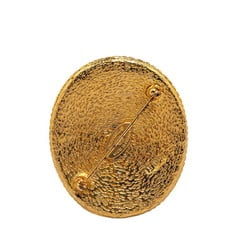 Chanel Coco Mark Angel Brooch Gold Plated Women's CHANEL