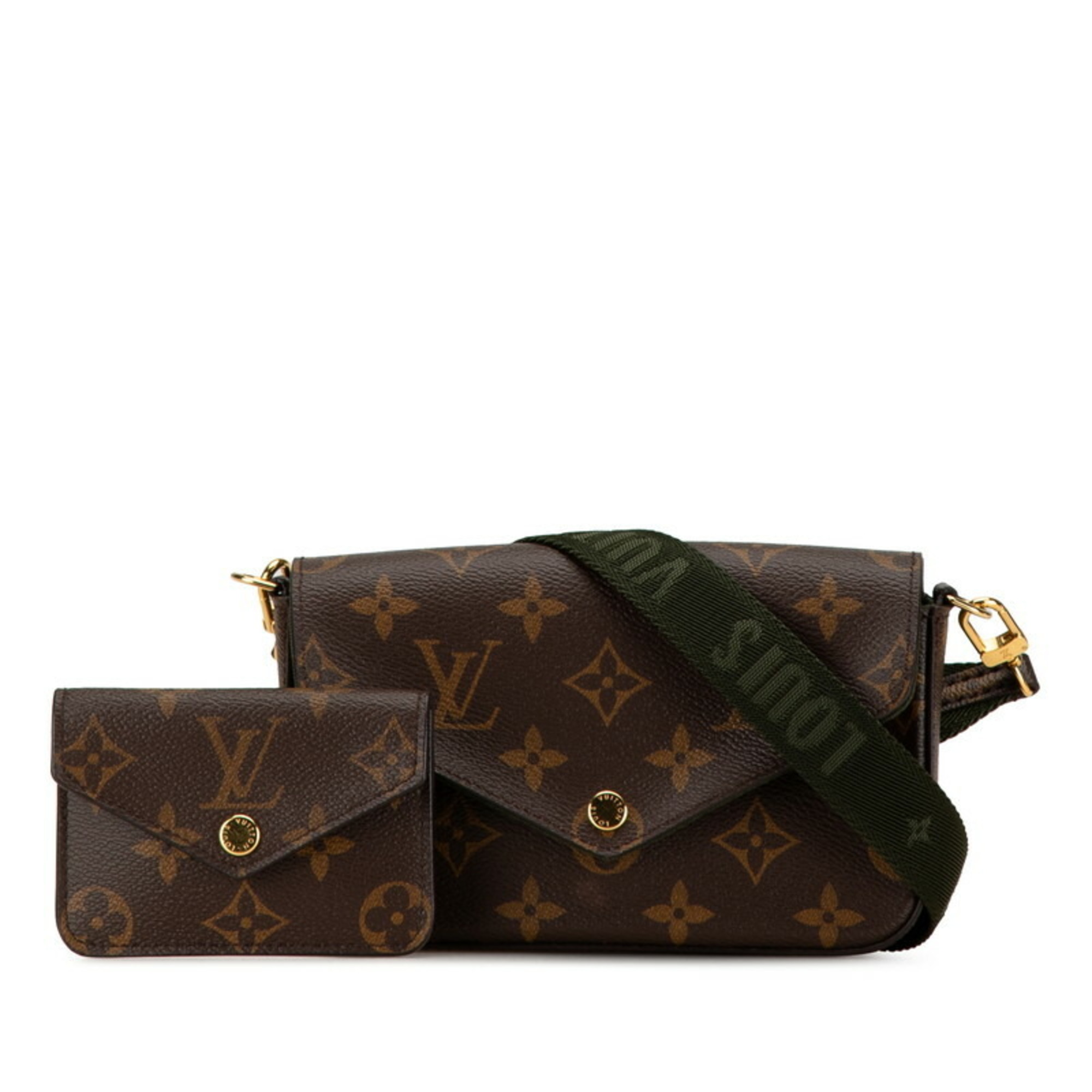 Louis Vuitton Monogram Multi Pochette Felicie Shoulder Bag M80091 Brown PVC Women's LOUIS VUITTON