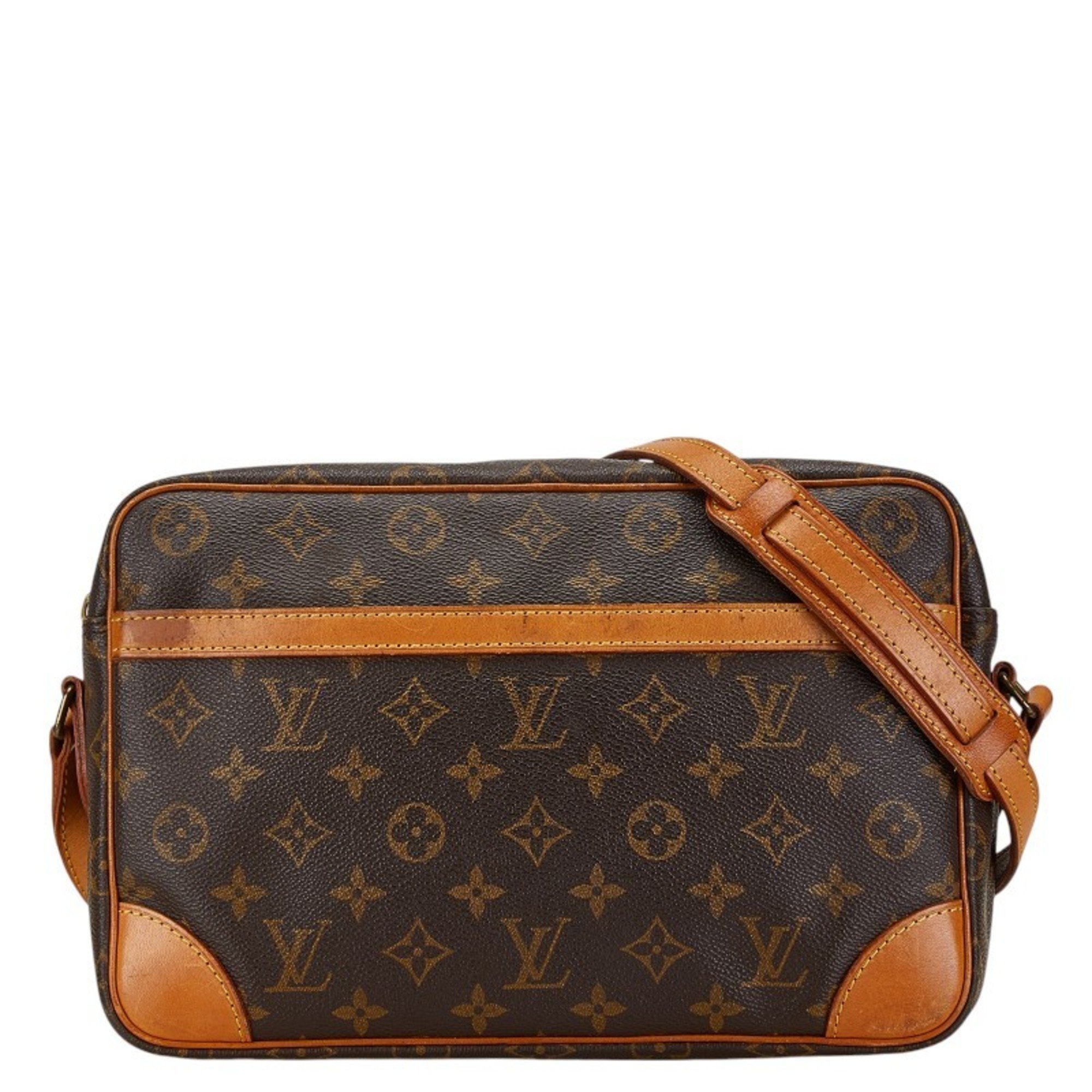 Louis Vuitton Monogram Trocadero 30 Shoulder Bag M51272 Brown PVC Leather Women's LOUIS VUITTON