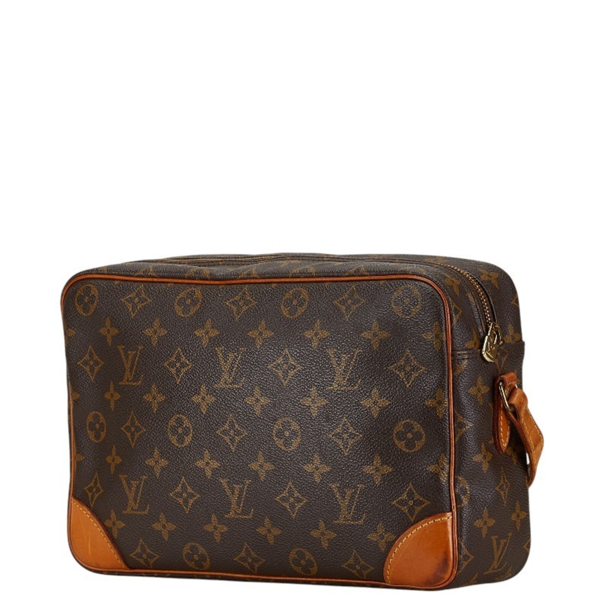 Louis Vuitton Monogram Trocadero 30 Shoulder Bag M51272 Brown PVC Leather Women's LOUIS VUITTON