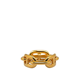 Hermes Chaine d'Ancre scarf ring, gold plated, for women, HERMES