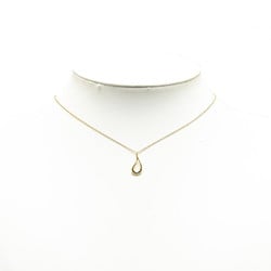 Tiffany Teardrop Necklace Gold K18YG Yellow Women's TIFFANY&Co.