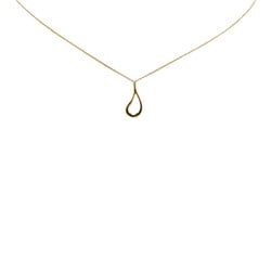 Tiffany Teardrop Necklace Gold K18YG Yellow Women's TIFFANY&Co.