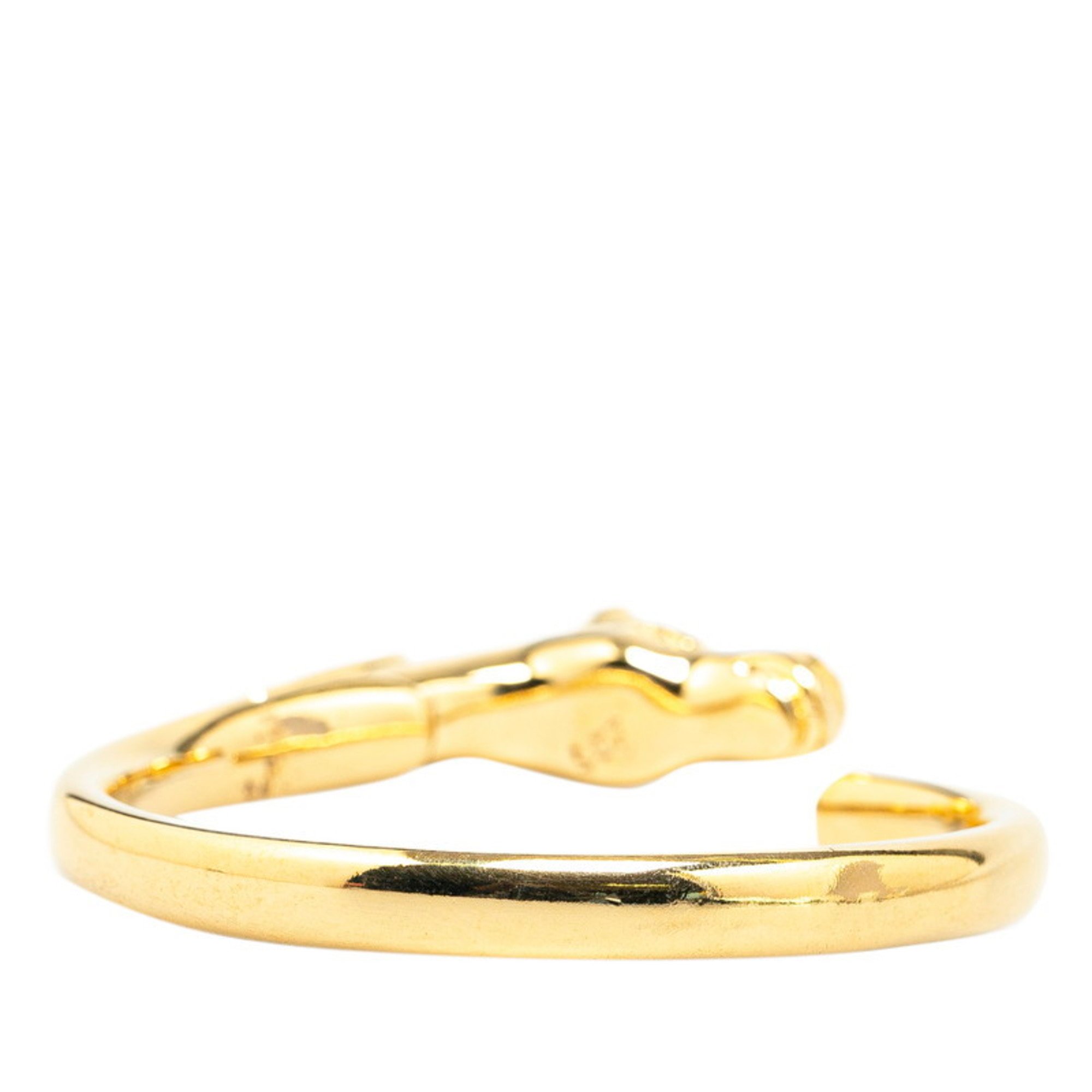 Hermes Cheval Horse Bangle Gold Plated Women's HERMES