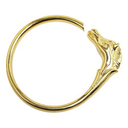 Hermes Cheval Horse Bangle Gold Plated Women's HERMES