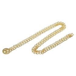 Chanel Coco Mark Circle Chain Belt Gold Plated Women's CHANEL