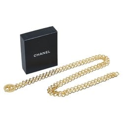 Chanel Coco Mark Circle Chain Belt Gold Plated Women's CHANEL