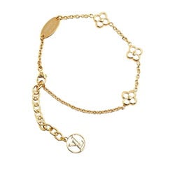 Louis Vuitton Monogram Flower Flowerful LV Circle Bracelet M68127 Gold Metal Women's LOUIS VUITTON