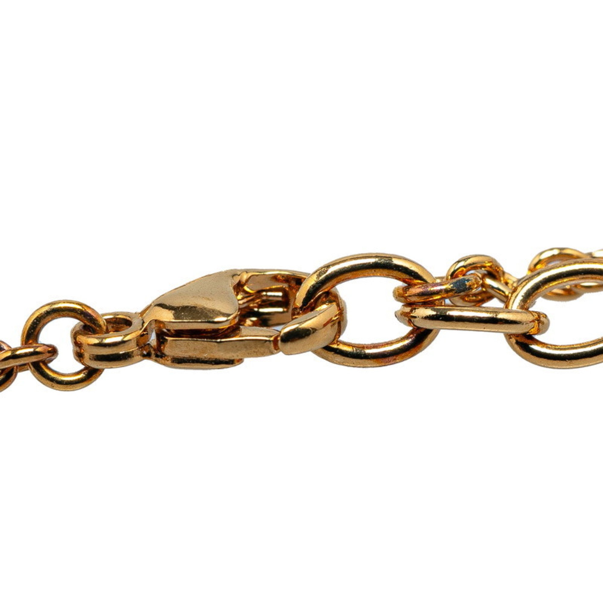 Louis Vuitton Monogram Flower Flowerful LV Circle Bracelet M68127 Gold Metal Women's LOUIS VUITTON