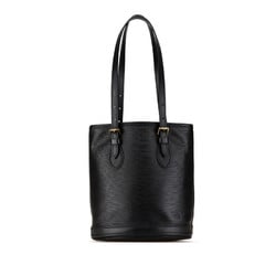 Louis Vuitton Epi Bucket PM Tote Bag Shoulder M58992 Noir Black Leather Women's LOUIS VUITTON