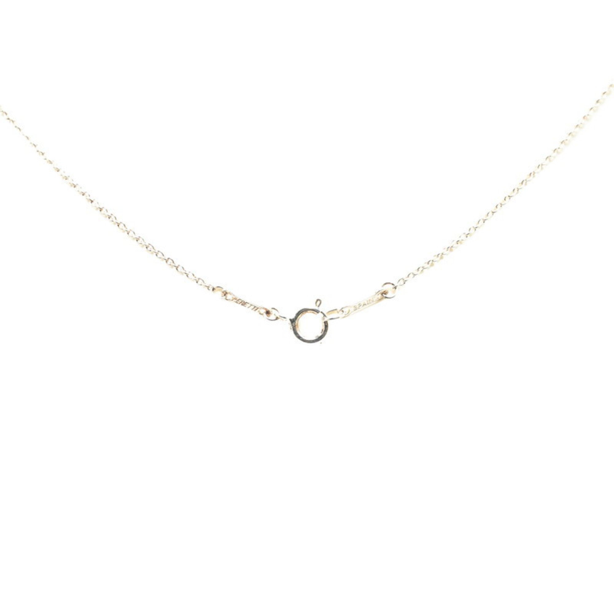 Tiffany Elsa Peretti Eternal Circle Pendant Necklace Silver SV925 Women's TIFFANY&Co.