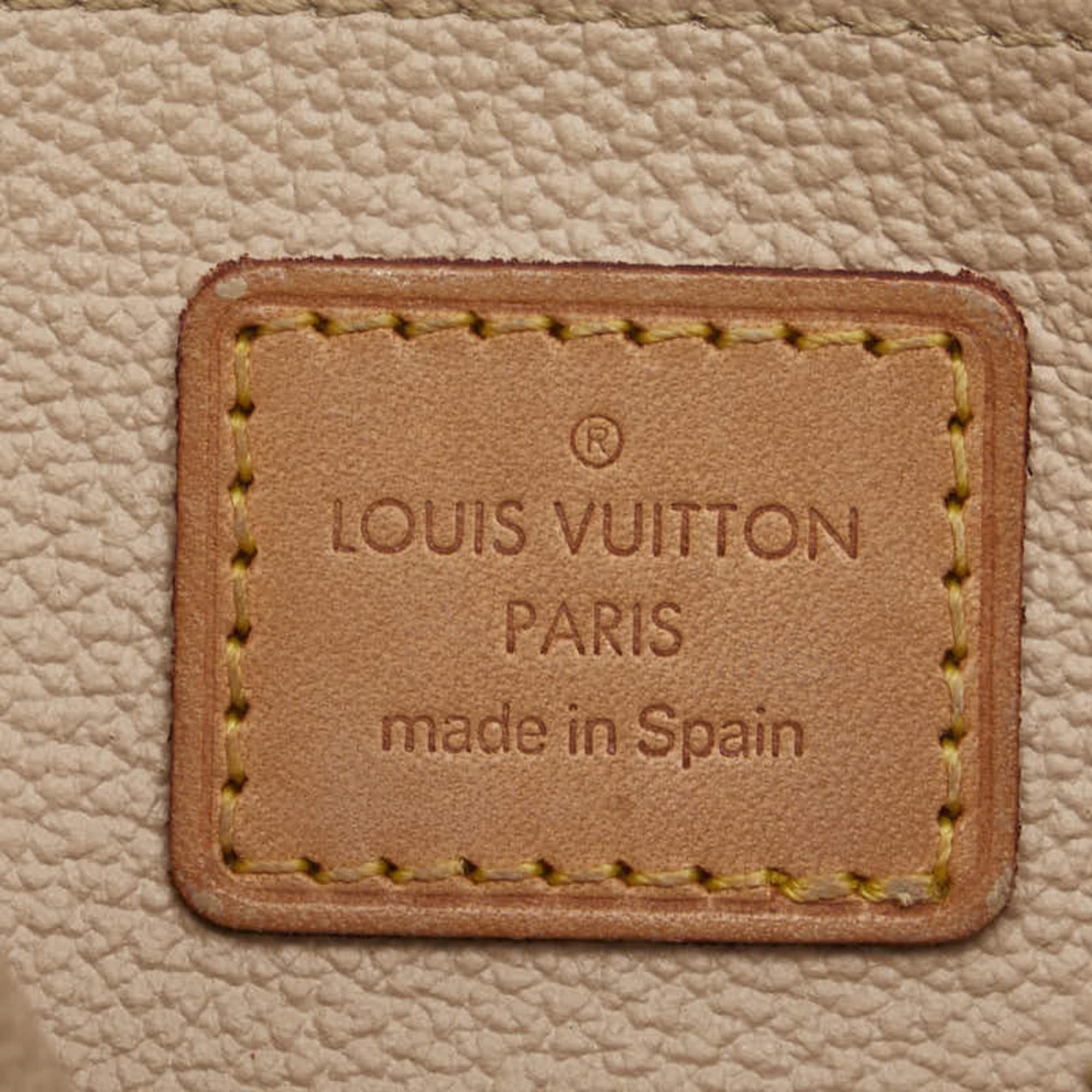 Louis Vuitton Monogram Pochette Tick Pouch M47515 Brown PVC Leather Women's LOUIS VUITTON