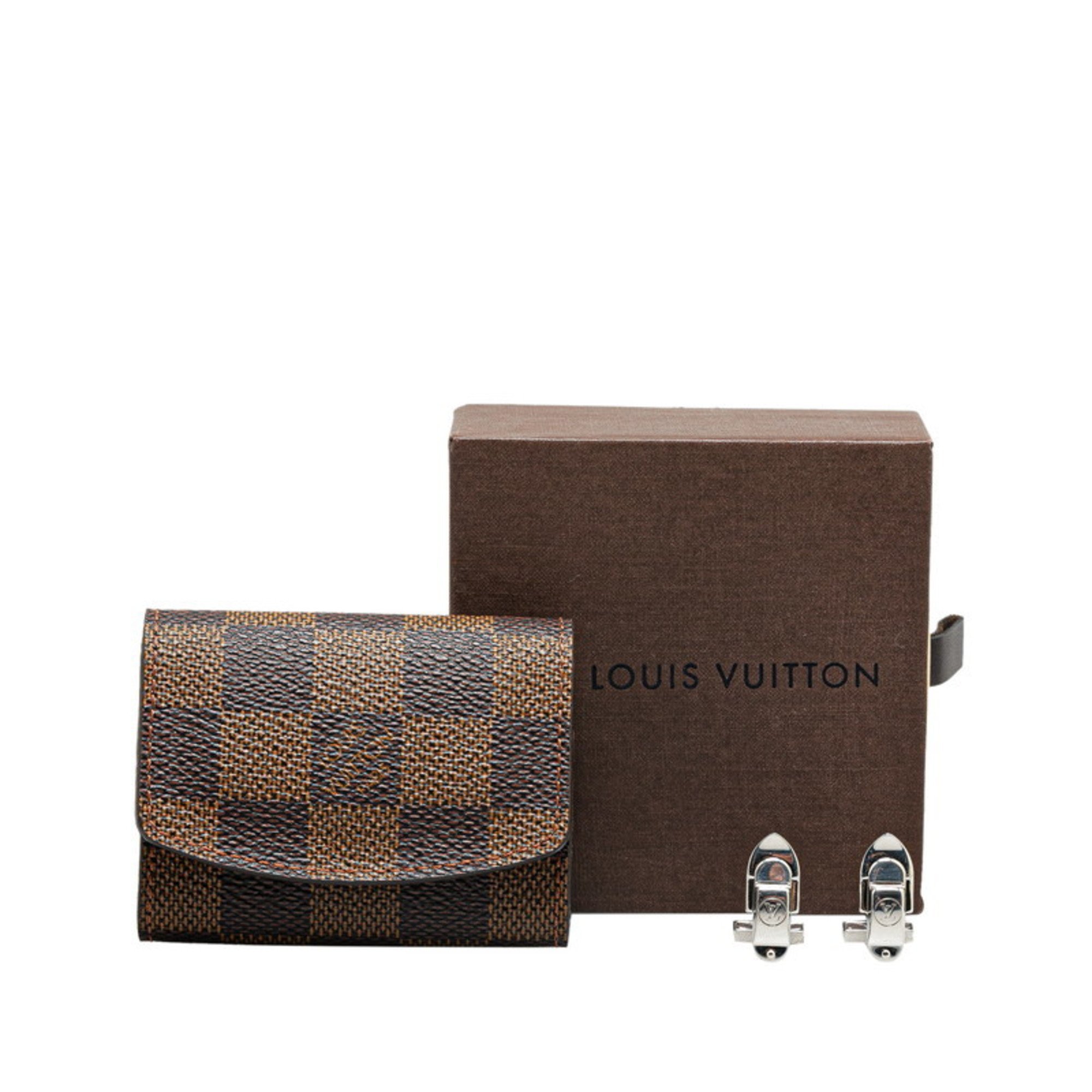 Louis Vuitton Bouton Demanchette Serule Cufflinks M64496 Silver SV925 Women's LOUIS VUITTON