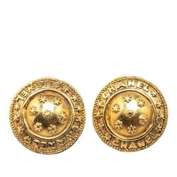 Chanel Cufflinks Gold Plated Women's CHANEL