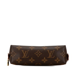 Louis Vuitton Monogram Pochette Tick Pouch M47515 Brown PVC Leather Women's LOUIS VUITTON