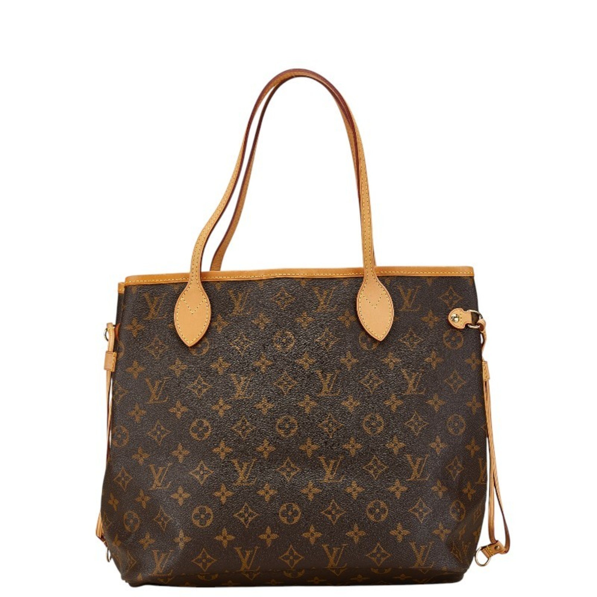 Louis Vuitton Damier Neverfull MM Shoulder Bag Tote N51105 Brown PVC Leather Women's LOUIS VUITTON