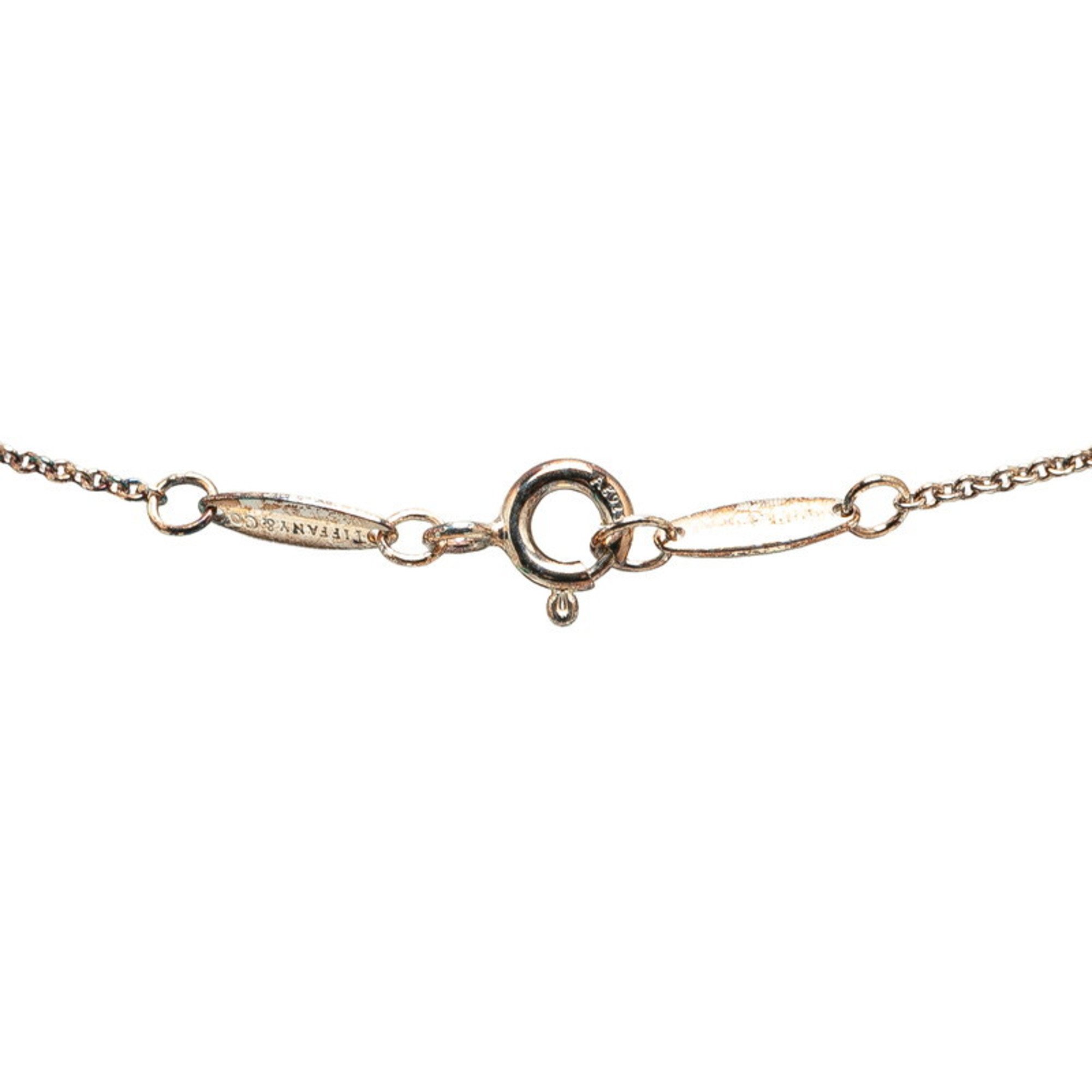 Tiffany Double Heart Necklace Silver Gold SV925 Women's TIFFANY&Co.