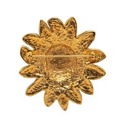 Chanel Coco Mark Lion Motif Brooch Gold Plated Women's CHANEL