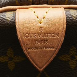 Louis Vuitton Monogram Keepall 55 Boston Bag Travel M41424 Brown PVC Leather Women's LOUIS VUITTON