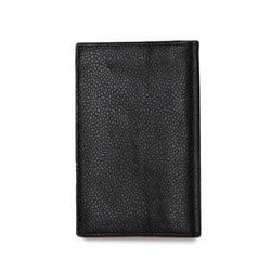 CHANEL COCO MARK CARD CASE BUSINESS BLACK CAVIAR SKIN WOMEN'S