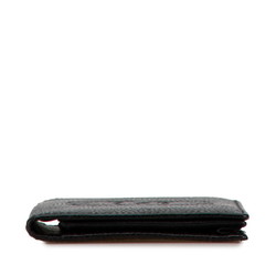 CHANEL COCO MARK CARD CASE BUSINESS BLACK CAVIAR SKIN WOMEN'S