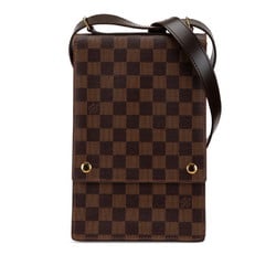 Louis Vuitton Damier Portobello Shoulder Bag N45271 Brown PVC Leather Women's LOUIS VUITTON