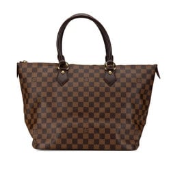 Louis Vuitton Damier Saleya MM Tote Bag N51182 Brown PVC Leather Women's LOUIS VUITTON