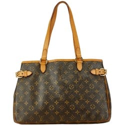 Louis Vuitton Monogram Batignolles Horizontal Shoulder Bag Handbag M51154 Brown PVC Leather Women's LOUIS VUITTON