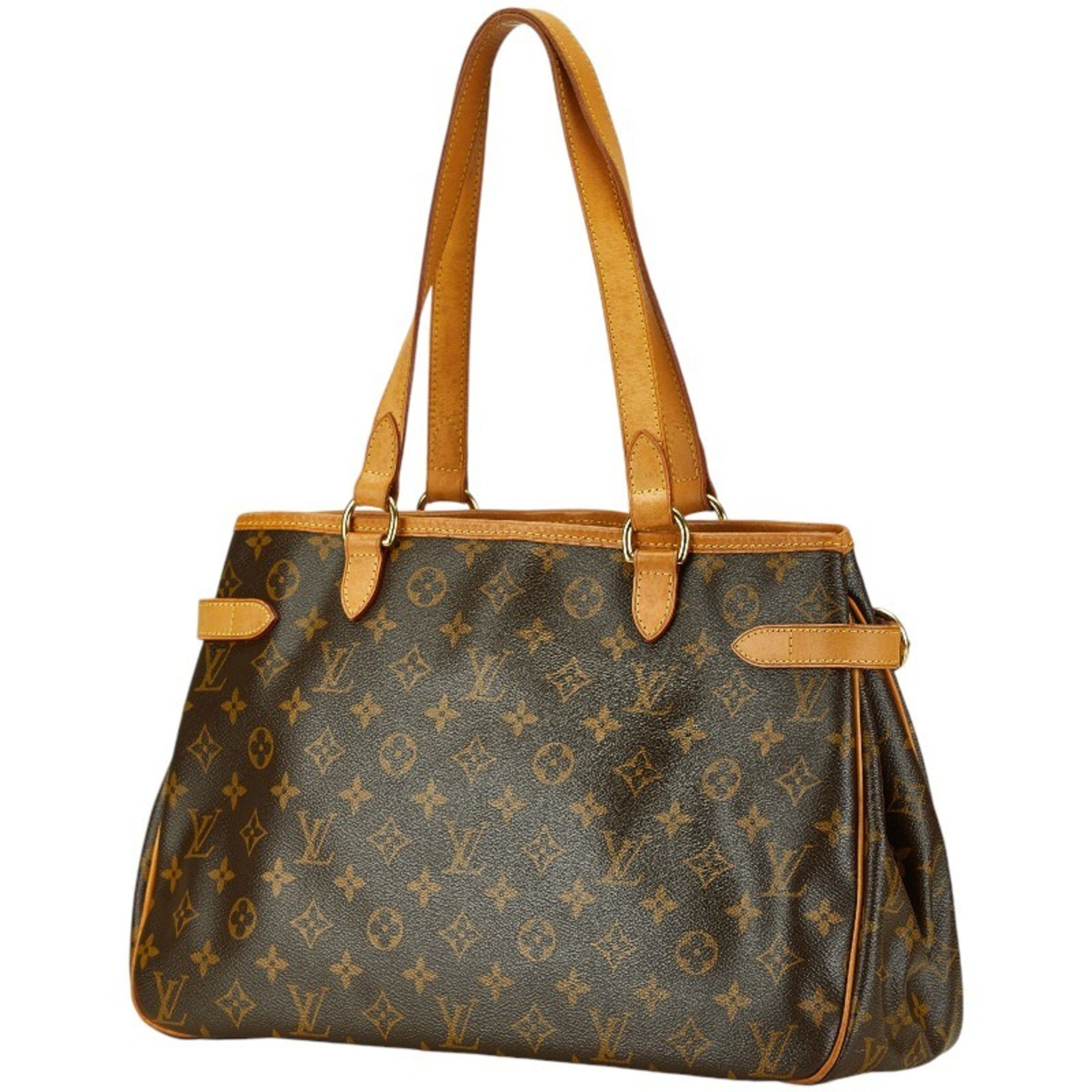 Louis Vuitton Monogram Batignolles Horizontal Shoulder Bag Handbag M51154 Brown PVC Leather Women's LOUIS VUITTON