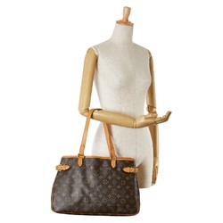 Louis Vuitton Monogram Batignolles Horizontal Shoulder Bag Handbag M51154 Brown PVC Leather Women's LOUIS VUITTON