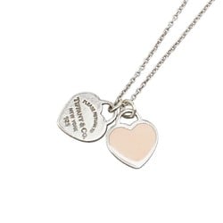 Tiffany Return to Double Heart Necklace Sterling Silver Women's TIFFANY&Co.